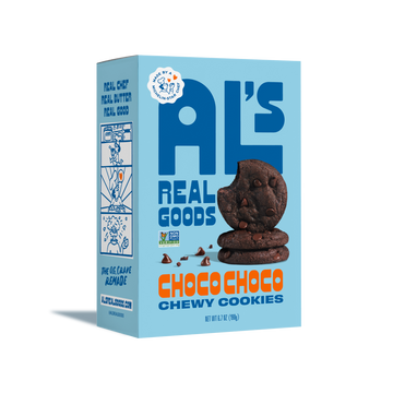 als real goods, chocolate chewy cookie box