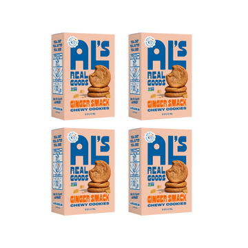 als real goods, ginger smack chewy cookie box of 4