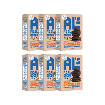 als real goods, double chocolate  box of 6